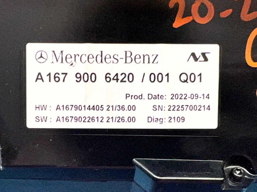 Mercedes-Benz 20-23 Gle Mercedes-benz Speedometer Instrument Cluster Display 1679006420 Uk Oem 