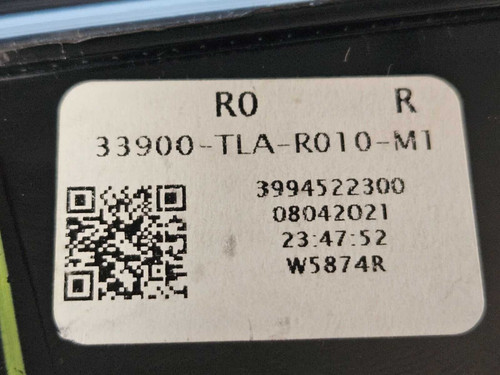 20-22 Honda Cr-v Right Passenger Side Fog Light Lamp Led 33900-t3a-r010 Oem