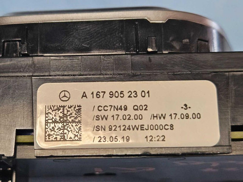 Mercedes-Benz 20-24 Mercedes-benz Gle W167 Seat Adjustment Control Switch A1679052301 Oem 