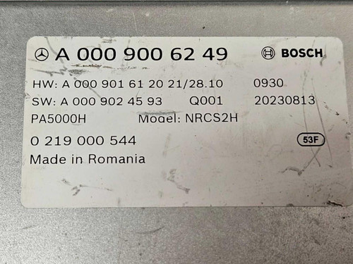 Mercedes-Benz 2022-2023 Mercedes-benz Assist Control Unit Module 0009006249 Oem 