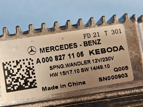 2022–2025 Mercedes-Benz GLE GLS Voltage Transformer Converter A0008271105 OEM
