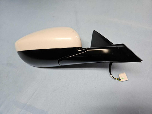 Honda 23-24 Honda Accord Front Right Passenger Door Mirror 7 Wire White Base Crack Oem 