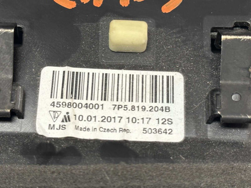 2017 Porsche Cayenne Rear Right Center Console Vent Trim 7p5819204b Oem