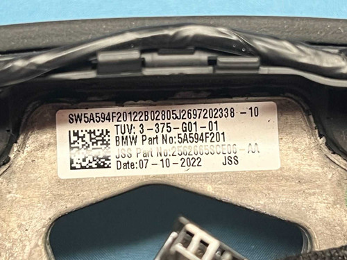 19-23 Bmw X3 Driver Steering Wheel Black Leather Adaptive 5a594f201 Oem