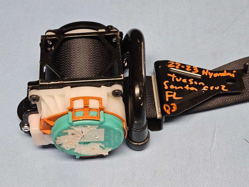 2022 2025 Hyundai Tucson SANTA CRUZ FRONT LEFT seatbelt Black OEM