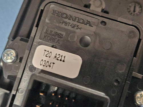 Honda 2022–2025 Honda Civic Driver Master Window Switch OEM 