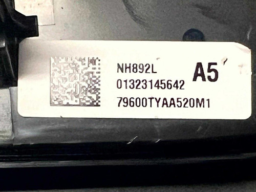 Acura 2022 Acura Mdx Front A/c Climate Control Unit Switch Heated Seats A5 Opt Oem 