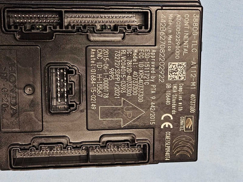 19-21 Honda Crv Body Control Module Bcm 38800tlca112 Oem