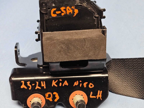 2023-2024 Kia NIRO REAR LEFT 2rd Row seatbelt Retactor Black OEM