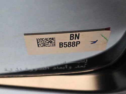 18-21 Honda Accord Driver Left Door Mirror Arabic 5 Wire Blue Oem