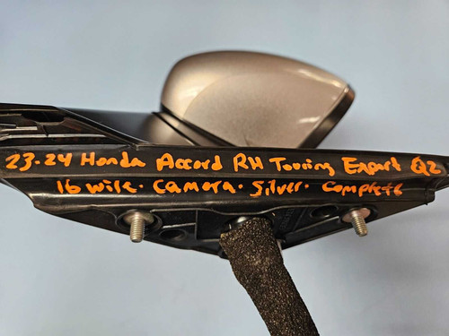 23-24 Honda Accord Touring Front Right Passenger Door Mirror 16 Wire Silver OEM 23-24 Honda Accord Touring Front Right Passenger Door Mirror 16 Wire Silver OEM