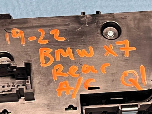 BMW 2019-2022 BMW X7 Rear A/C Temperature Climate Control Module 64119462519 OEM 