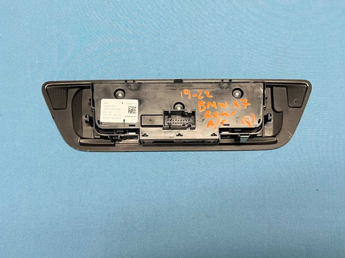 19-22 Bmw X7 Rear A/c Air Temp Climate Control Switch Heated 64119462519 OEM