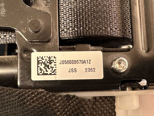 2023–2025 Honda Accord Right Seatbelt Retractor Black OEM