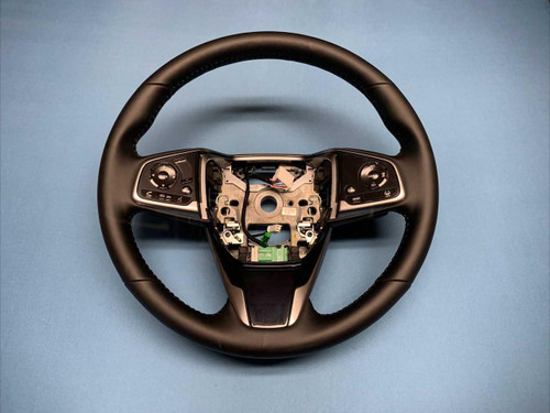 2017-2019 Honda CR-V Heated Steering Wheel Black Leather OEM