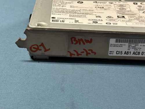 2022-2023 Bmw Radio Receiver Audio Head Unit 6512ci5a81ac8 OEM