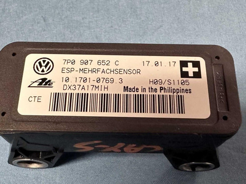 Porsche 2017 Porsche Cayenne Esp Yaw Rate Sensor 7p0907652c Oem 