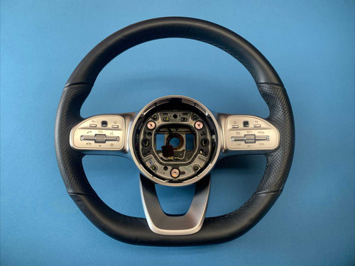 Mercedes-Benz 2019–2022 Mercedes-Benz A220 GLE W167 Sport Steering Wheel Leather Black OEM