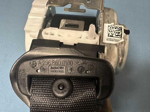 Mercedes-Benz 2023–2025 Mercedes-Benz EQS Rear Left Seatbelt Retractor Black 2968600100 OEM 