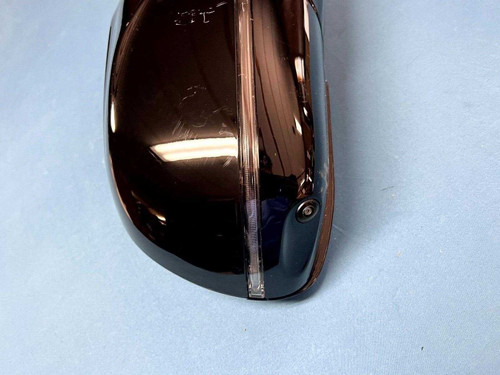 23 Bmw Xm Right Passenger Door Mirror Sapphire Black Camera Matte OEM Damaged