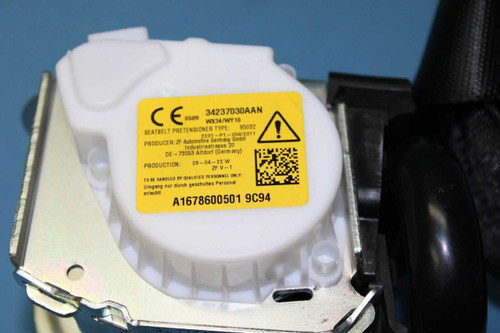 Mercedes-Benz 2020 Mercedes-benz Gls X167 Rear Right Seatbelt Retractor Black 1678600501 OEM 