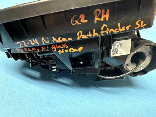 22-24 Nissan Pathfinder Sl Right Passengerdoor Mirror Black 9 Wire OEM
