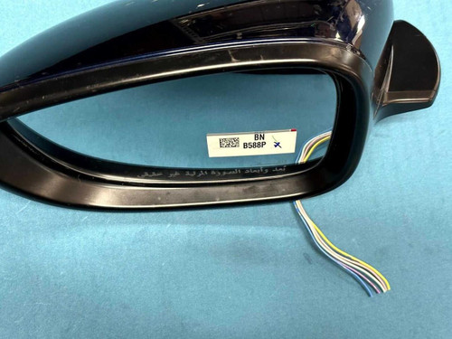 Honda 18-22 Honda Accord Right Driver Door Mirror Blue B588p Cut 5 Wire *no Base* Oem 