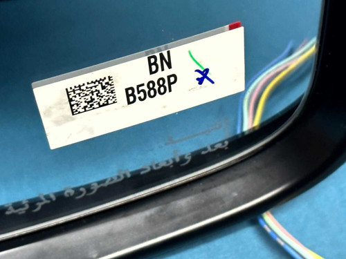18-22 Honda Accord Right Driver Door Mirror Blue B588p Cut 5 Wire *no Base* OEM
