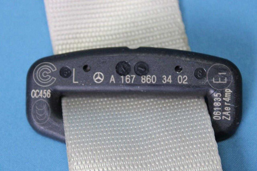 20-21 Mercedes-benz Gle V167 Front Left Seatbelt Retractor Beige 1678603402 OEM