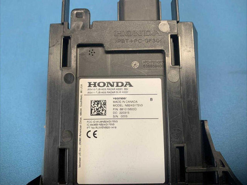 Acura 2022 Acura Rdx Rear Right Passenger Side Blind Spot Radar Sensor & Braket Oem 