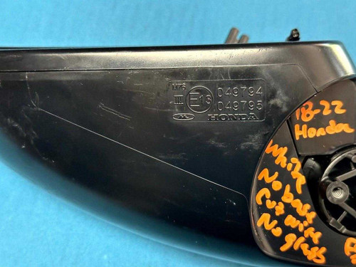 18-22 Honda Accord Left Driver Door Mirror White Nh883p Cut 7 Wire *no Base* Oem 18-22 Honda Accord Left Driver Door Mirror White Nh883p Cut 7 Wire *no Base* Oem