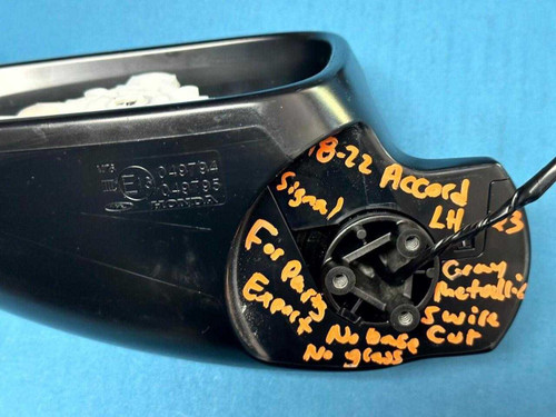 Honda 18-22 Honda Accord Left Door Mirror Steel Nh797m Cut 5 Wire *no Base* Oem  Honda 18-22 Honda Accord Left Door Mirror Steel Nh797m Cut 5 Wire *no Base* Oem