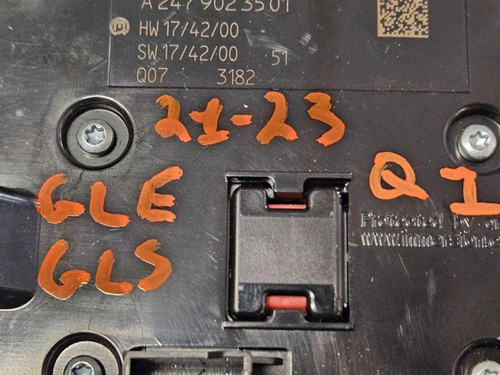 Mercedes-Benz 21-23 Mercedes-benz Gle Gls Radio Touch Pad Control Switches 2479004103 Oem 