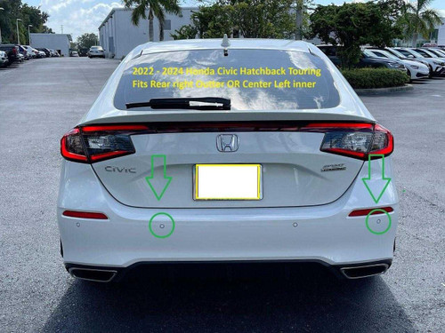 Honda 22 23 Honda Civic Touring Hatchback Rear Right Outter Bumper Parking Sensor Oem  Honda 22 23 Honda Civic Touring Hatchback Rear Right Outter Bumper Parking Sensor Oem