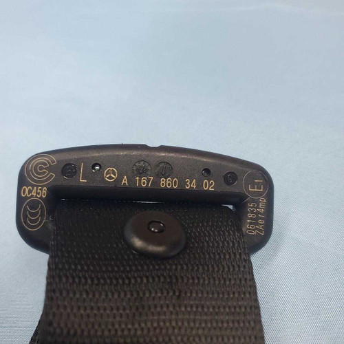 2020–2025 Mercedes-Benz GLE Front Left Driver Seatbelt Retractor Black OEM