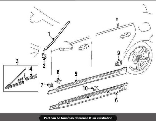 Mercedes-Benz 2022-2025 Mercedes-benz Eqs Suv Right Door Window Trim Panel A2966700200 Oem  Mercedes-Benz 2022-2025 Mercedes-benz Eqs Suv Right Door Window Trim Panel A2966700200 Oem