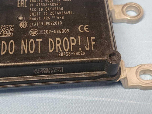 Nissan 17-24 Nissan Rogue Sport Cruise Control Distance Radar Sensor 284385hk2a Jf Oem  Nissan 17-24 Nissan Rogue Sport Cruise Control Distance Radar Sensor 284385hk2a Jf Oem