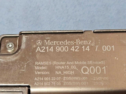 Mercedes-Benz 23-24 Mercedes-benz E-class W214 Router Mobile Services Module A2149004214 Oem 