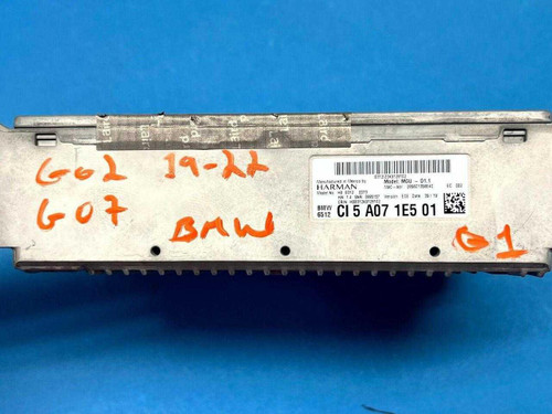 BMW 2022-2023 BMW X4 X7 G02 G07 RADIO RECEIVER AUDIO HEAD UNIT 65125A071E5 OEM 