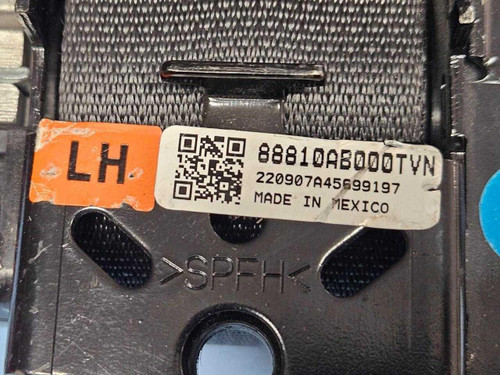 Hyundai 2021 2023 Hyundai ELANTRA FRONT LEFT Seatbelt Black OEM 
