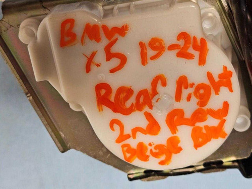 BMW 2019-2023 BMW X5 REAR RIGHT SEATBELT RETRACTOR BEIGE OEM  BMW 2019-2023 BMW X5 REAR RIGHT SEATBELT RETRACTOR BEIGE OEM