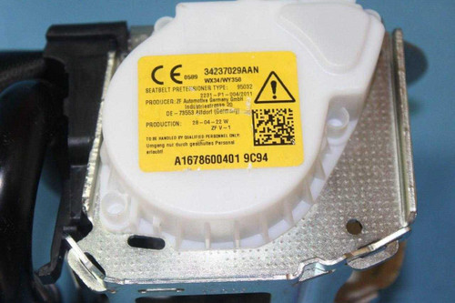 Mercedes-Benz 20-25 Mercedes-benz Gls X167 Rear Left Seatbelt Retractor Black 1678600401 Oem  Mercedes-Benz 20-25 Mercedes-benz Gls X167 Rear Left Seatbelt Retractor Black 1678600401 Oem