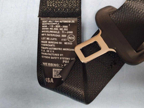 Acura 2023–2024 Acura Integra Rear Right Seatbelt Retractor Black OEM 