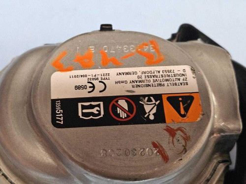 BMW 2017-2020 Bmw X5 Rear Right SeatBelt Retractor 72-11-7-497-604 Black OEM  BMW 2017-2020 Bmw X5 Rear Right SeatBelt Retractor 72-11-7-497-604 Black OEM