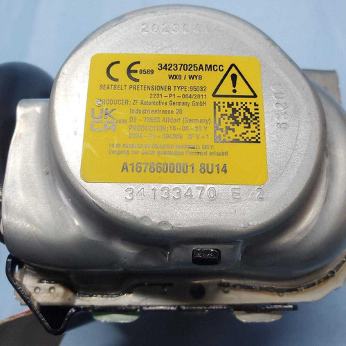 Mercedes-Benz 2020-2025 Mercedes-benz Gls Rear Left 2nd Row SeatBelt Retractor Tan OEM  Mercedes-Benz 2020-2025 Mercedes-benz Gls Rear Left 2nd Row SeatBelt Retractor Tan OEM