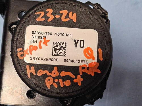 Honda 2023–2025 Honda Pilot Rear Right Seatbelt Black w/ Beige Cover OEM 