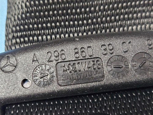 Mercedes-Benz 2023-2025 Mercedes-benz Eqs Suv Front Left Driver SeatBelt Retractor Black Oem  Mercedes-Benz 2023-2025 Mercedes-benz Eqs Suv Front Left Driver SeatBelt Retractor Black Oem