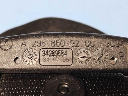 Mercedes-Benz 2022-2025 Mercedes-benz Eqe Front Right Passenger SeatBelt Retractor Black Oem  Mercedes-Benz 2022-2025 Mercedes-benz Eqe Front Right Passenger SeatBelt Retractor Black Oem