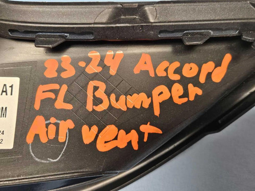 Honda 2023-2025 Honda Accord Ex Ex-l Front Left Bumper Air Vent Moulding 7114130aa1 Oem 