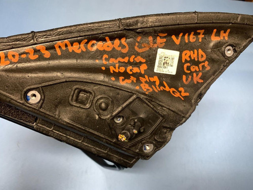 Mercedes-Benz 2020-2025 Mercedes-benz V167 Gle Left Driver Door Mirror Cut Wire Black Oem  Mercedes-Benz 2020-2025 Mercedes-benz V167 Gle Left Driver Door Mirror Cut Wire Black Oem